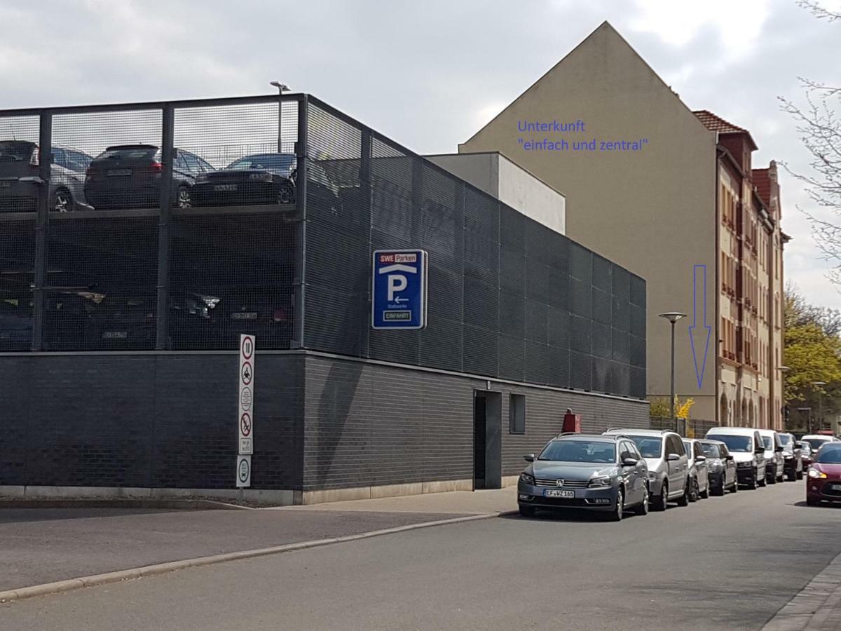 Unterkunft Einfach Und Zentral Erfurt Esterno foto