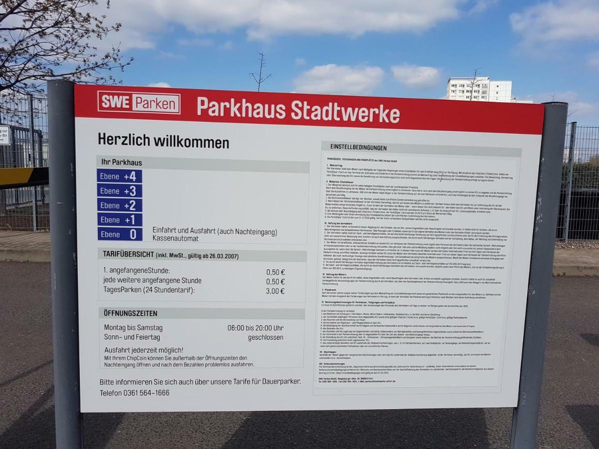 Unterkunft Einfach Und Zentral Erfurt Esterno foto
