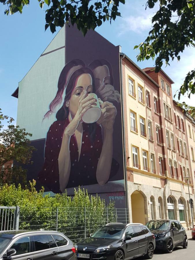 Unterkunft Einfach Und Zentral Erfurt Esterno foto